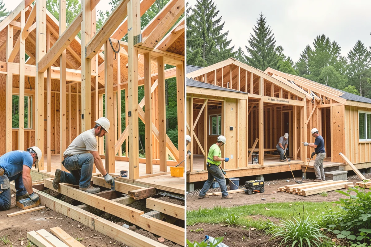 Toe Kick Installation in Fife, Pierce County, WA - Measure the base cabinet recess