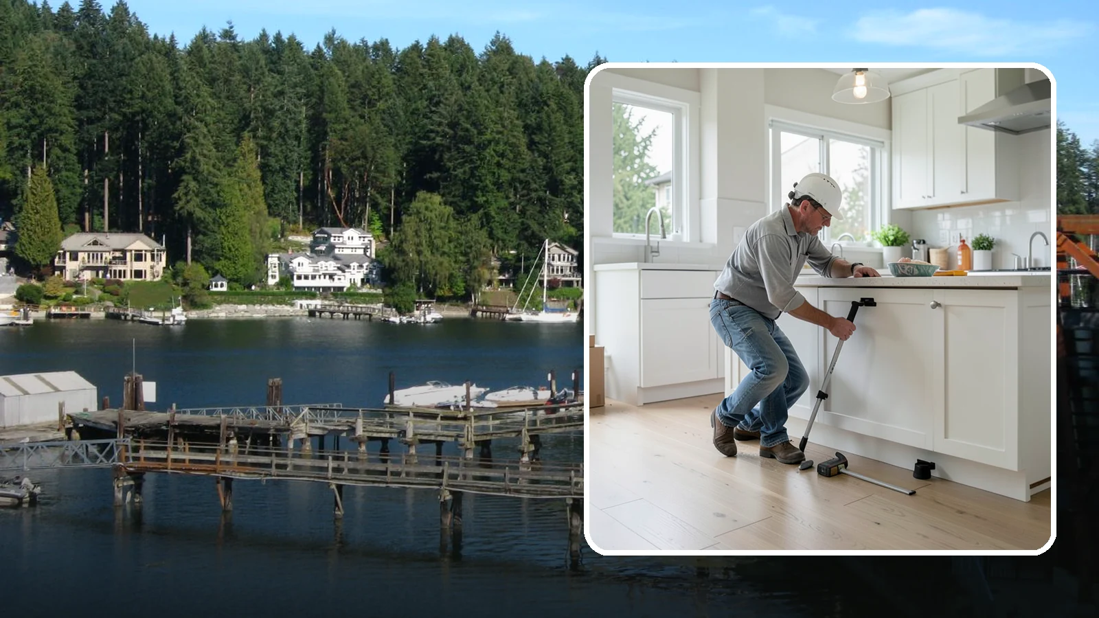 Toe Kick Installation in Gig Harbor, Pierce County, WA - Installing or replacing the recessed toe-kick panels at the base of cabinets for a clean, finished look.