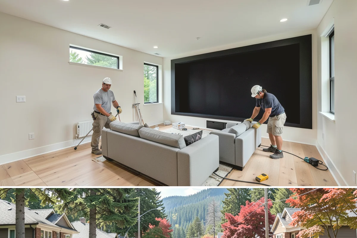 Toe Kick Installation in Hunts Point, King County, WA - Toe-kick work happens near the end of a cabinet install and carries no seasonal restrictions.