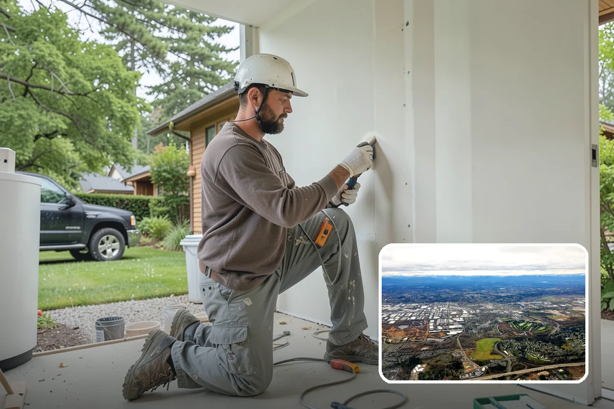 Toe Kick Installation in Kent, King County, WA - Clean, finished appearance at the cabinet base