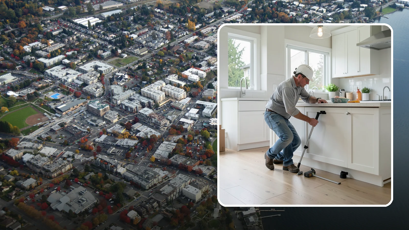 Toe Kick Installation in Kirkland, King County, WA - Installing or replacing the recessed toe-kick panels at the base of cabinets for a clean, finished look.