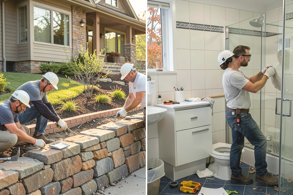 Toe Kick Installation in La Conner, Skagit County, WA - Measure the base cabinet recess