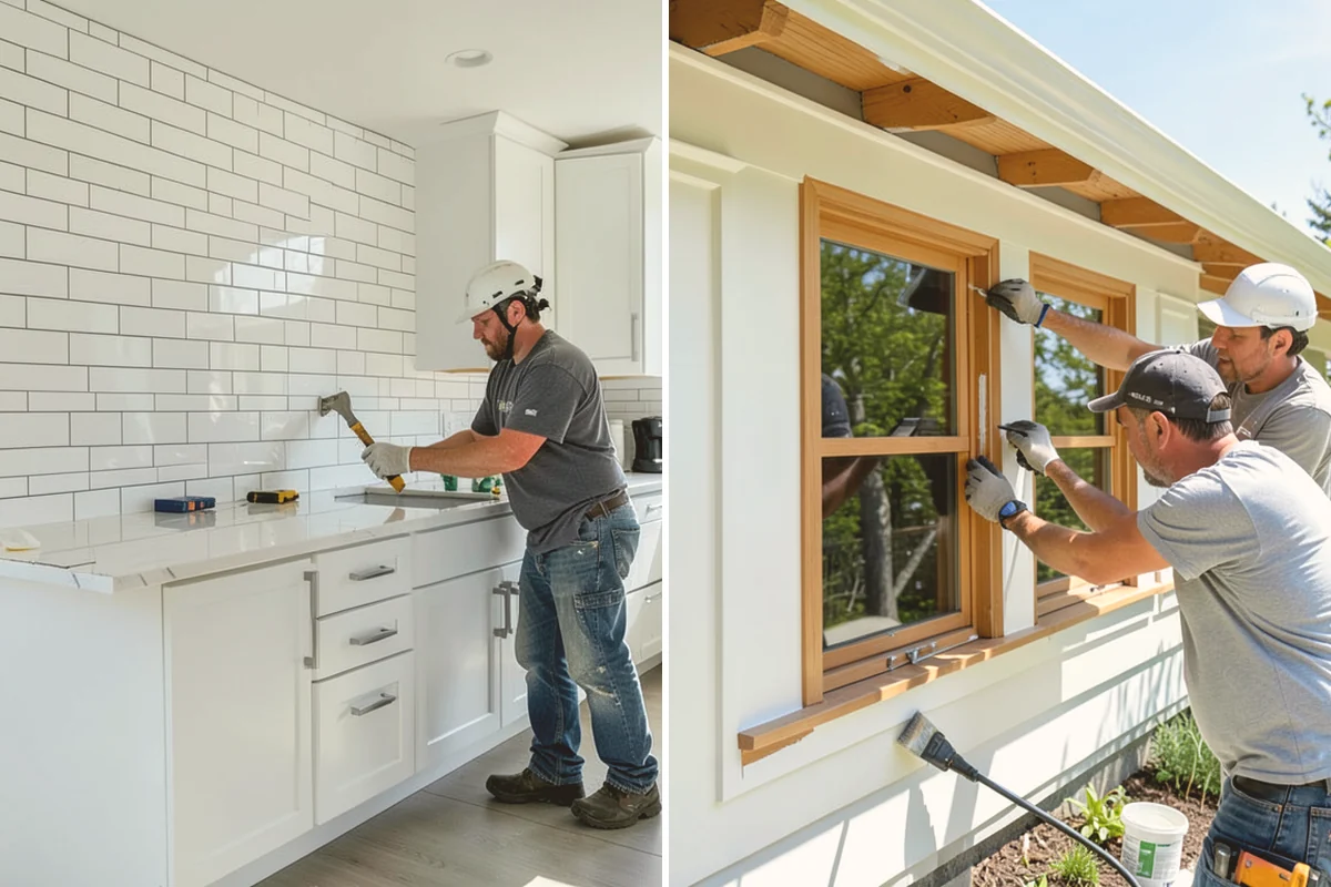 Toe Kick Installation in Langley, Island County, WA - Measure the base cabinet recess