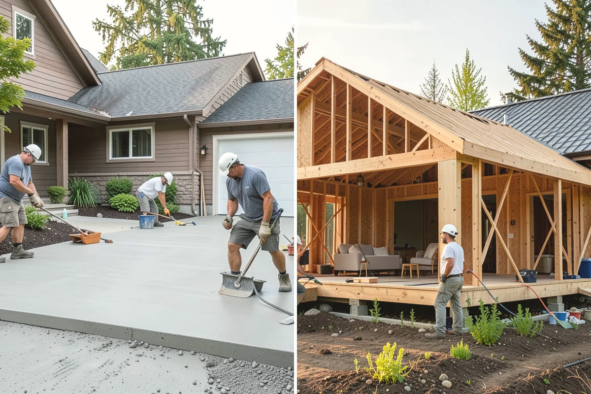 Toe Kick Installation in Monroe, Snohomish County, WA - Measure the base cabinet recess