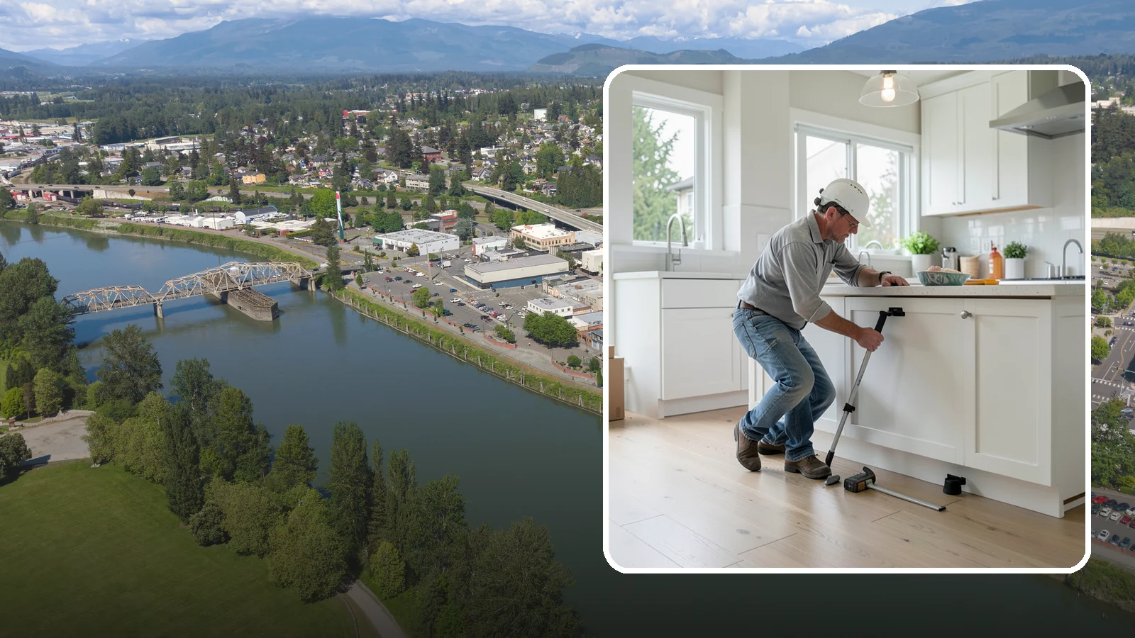 Toe Kick Installation in Mount Vernon, Skagit County, WA - Installing or replacing the recessed toe-kick panels at the base of cabinets for a clean, finished look.