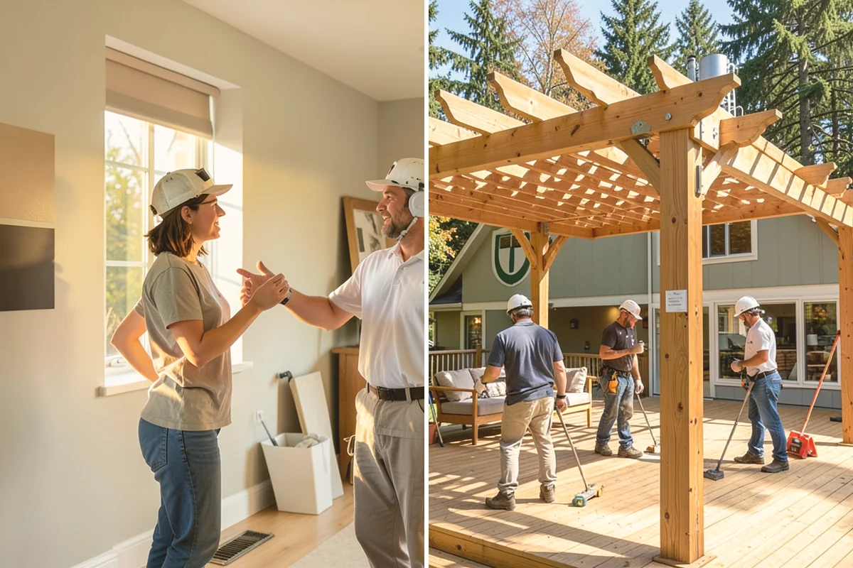 Toe Kick Installation in Mount Vernon, Skagit County, WA - Measure the base cabinet recess