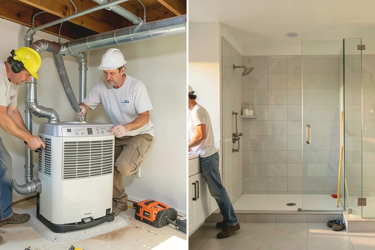 Toe Kick Installation in Oak Harbor, Island County, WA - Measure the base cabinet recess