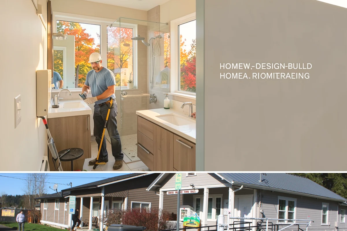 Toe Kick Installation in South Prairie, Pierce County, WA - Toe-kick work happens near the end of a cabinet install and carries no seasonal restrictions.