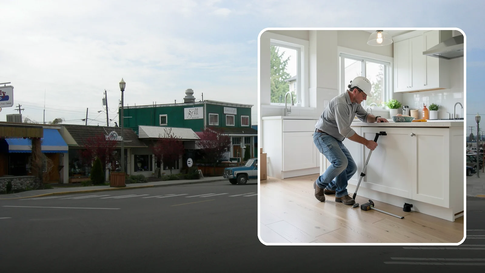Toe Kick Installation in Stanwood, Snohomish County, WA - Installing or replacing the recessed toe-kick panels at the base of cabinets for a clean, finished look.