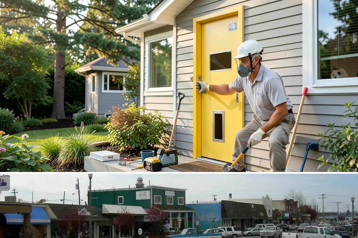 Toe Kick Installation in Stanwood, Snohomish County, WA - Toe-kick work happens near the end of a cabinet install and carries no seasonal restrictions.