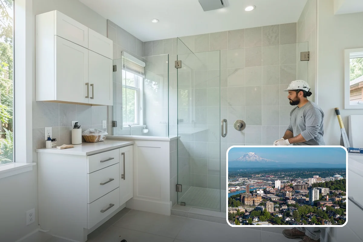 Toe Kick Installation in Tacoma, Pierce County, WA - Clean, finished appearance at the cabinet base