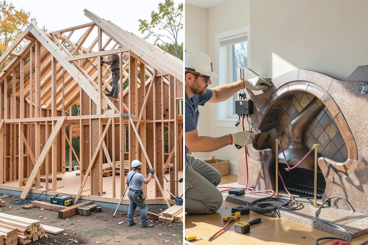 Toe Kick Installation in Woodinville, King County, WA - Measure the base cabinet recess