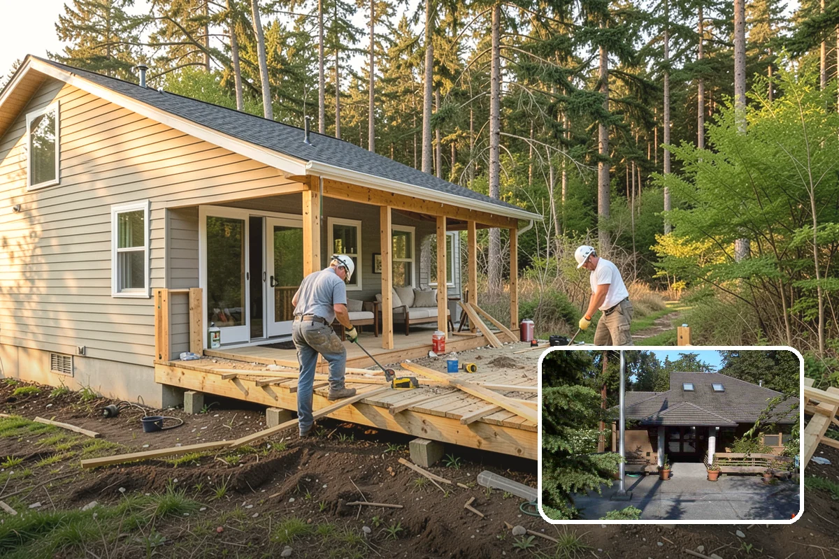 Toe Kick Installation in Yarrow Point, King County, WA - Clean, finished appearance at the cabinet base