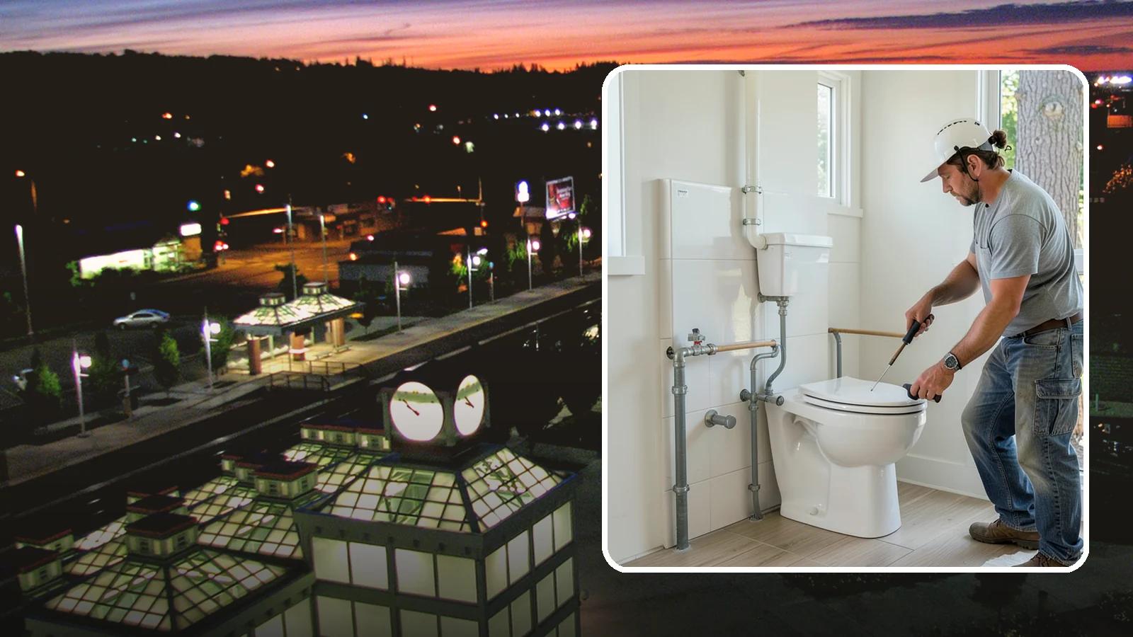 Toilet Installation in Auburn, King County, WA - A toilet installation sets a new, efficient fixture with a secure, leak-free seal.