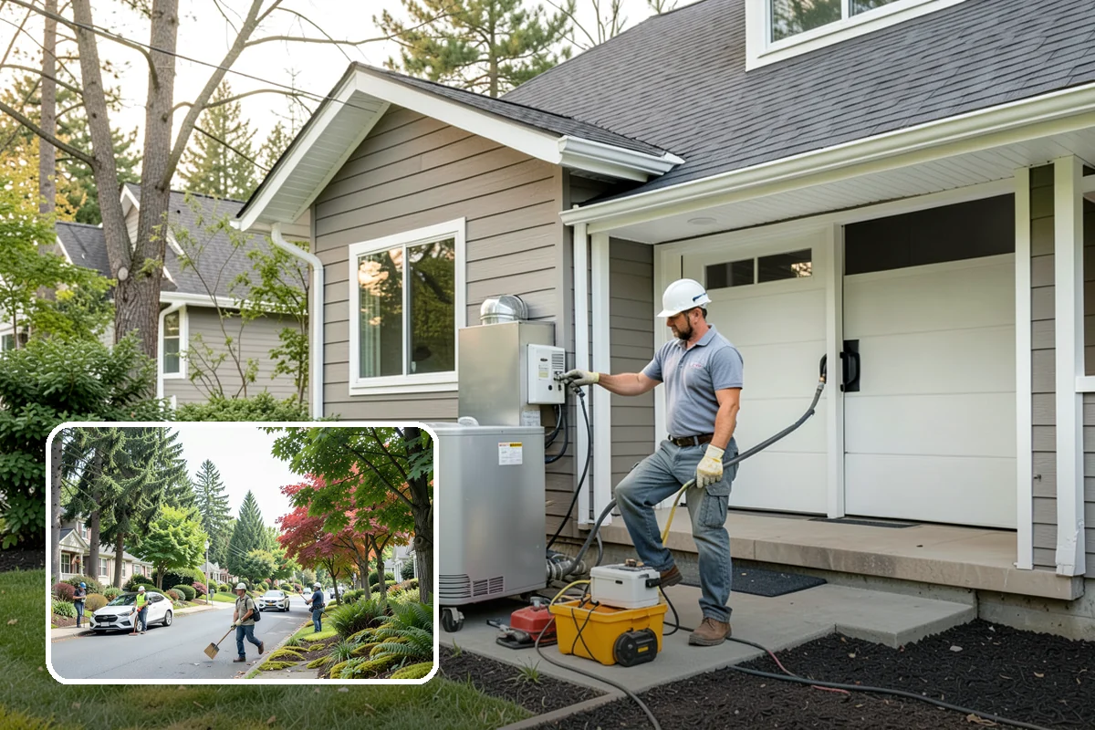 Toilet Installation in Beaux Arts Village, King County, WA - Upgrades to a water-efficient model