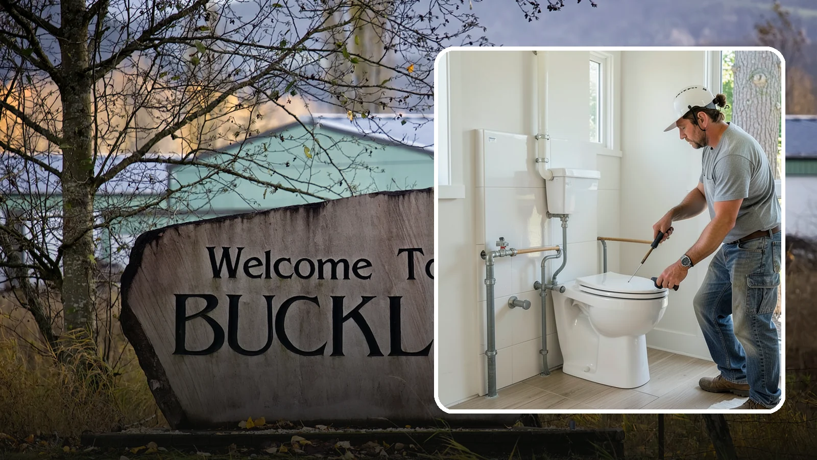 Toilet Installation in Buckley, Pierce County, WA - A toilet installation sets a new, efficient fixture with a secure, leak-free seal.