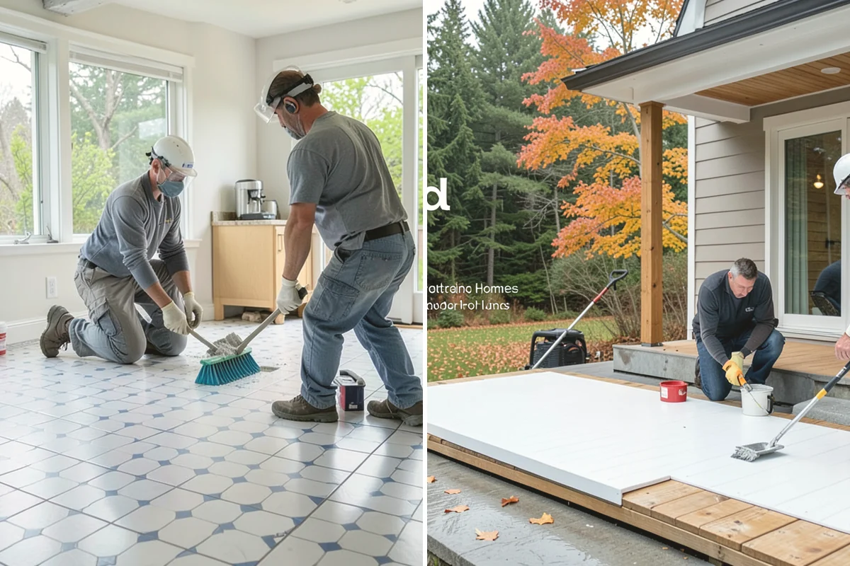 Toilet Installation in Burien, King County, WA - Remove the old toilet and inspect the flange