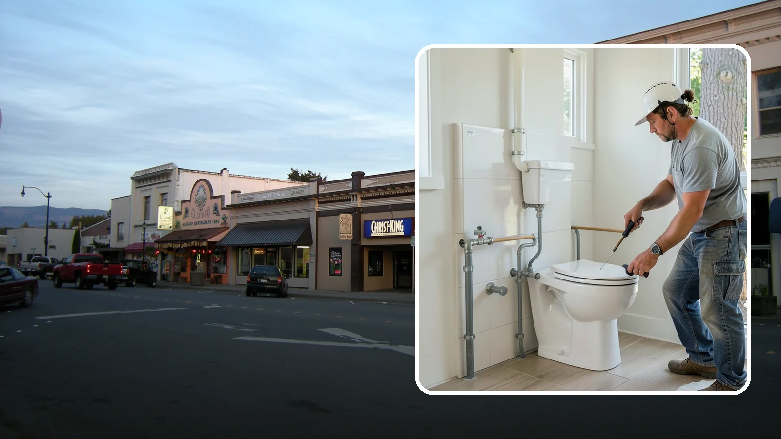 Toilet Installation in Burlington, Skagit County, WA - A toilet installation sets a new, efficient fixture with a secure, leak-free seal.