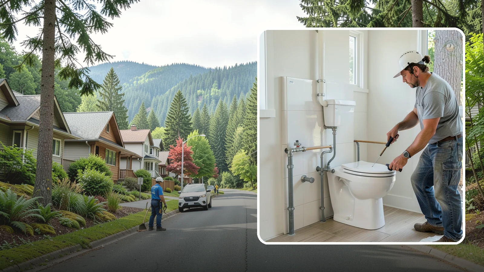 Toilet Installation in Darrington, Snohomish County, WA - A toilet installation sets a new, efficient fixture with a secure, leak-free seal.