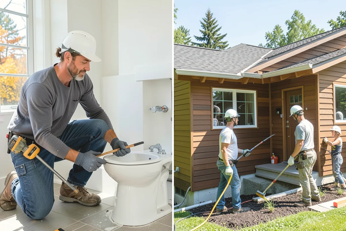 Toilet Installation in Edgewood, Pierce County, WA - Remove the old toilet and inspect the flange