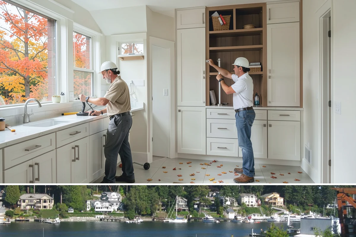 Toilet Installation in Gig Harbor, Pierce County, WA - Toilet replacement is a straightforward indoor job suitable for any season.