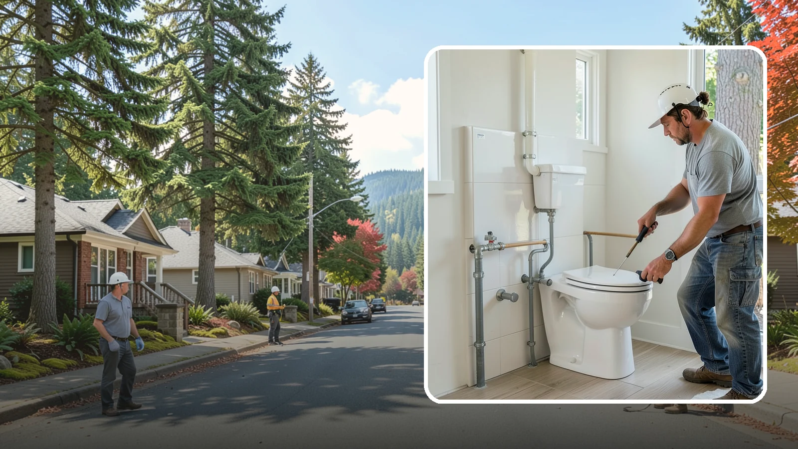 Toilet Installation in Hunts Point, King County, WA - A toilet installation sets a new, efficient fixture with a secure, leak-free seal.