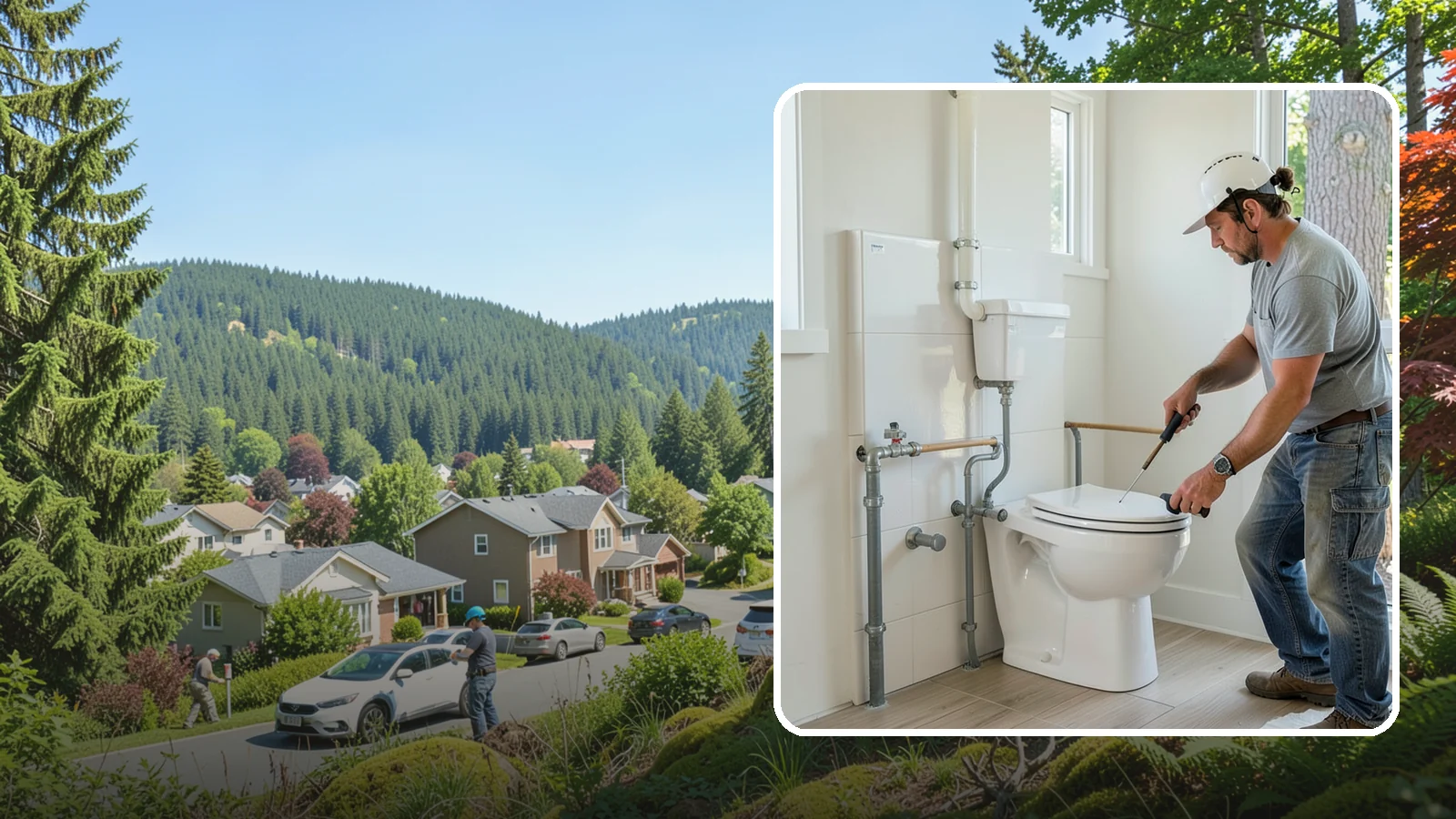 Toilet Installation in Index, Snohomish County, WA - A toilet installation sets a new, efficient fixture with a secure, leak-free seal.