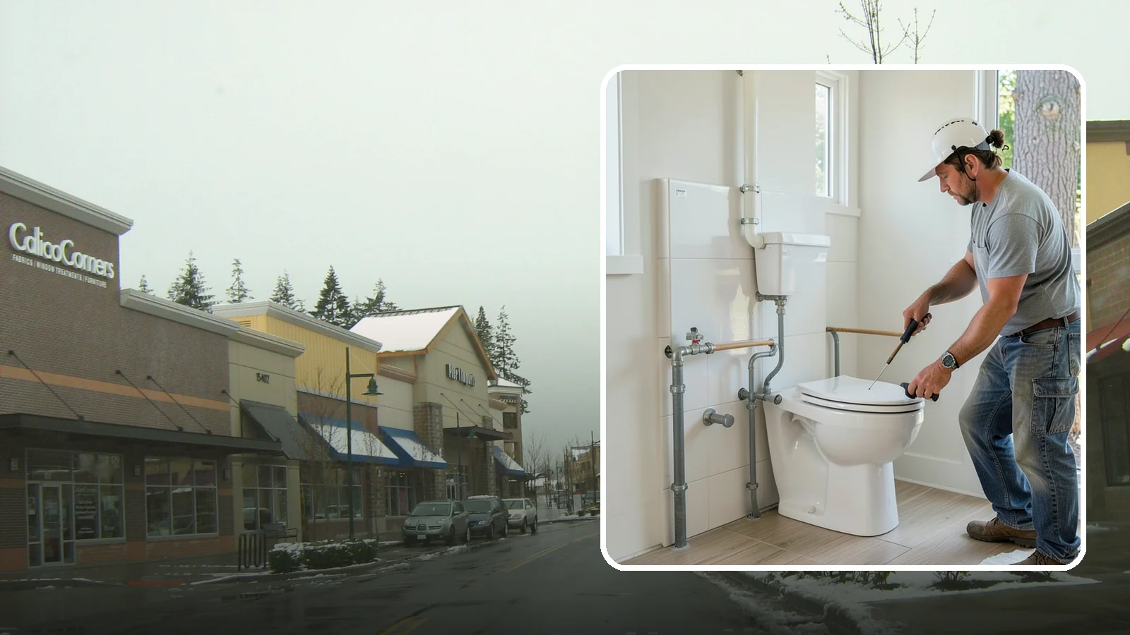 Toilet Installation in Mill Creek, Snohomish County, WA - A toilet installation sets a new, efficient fixture with a secure, leak-free seal.