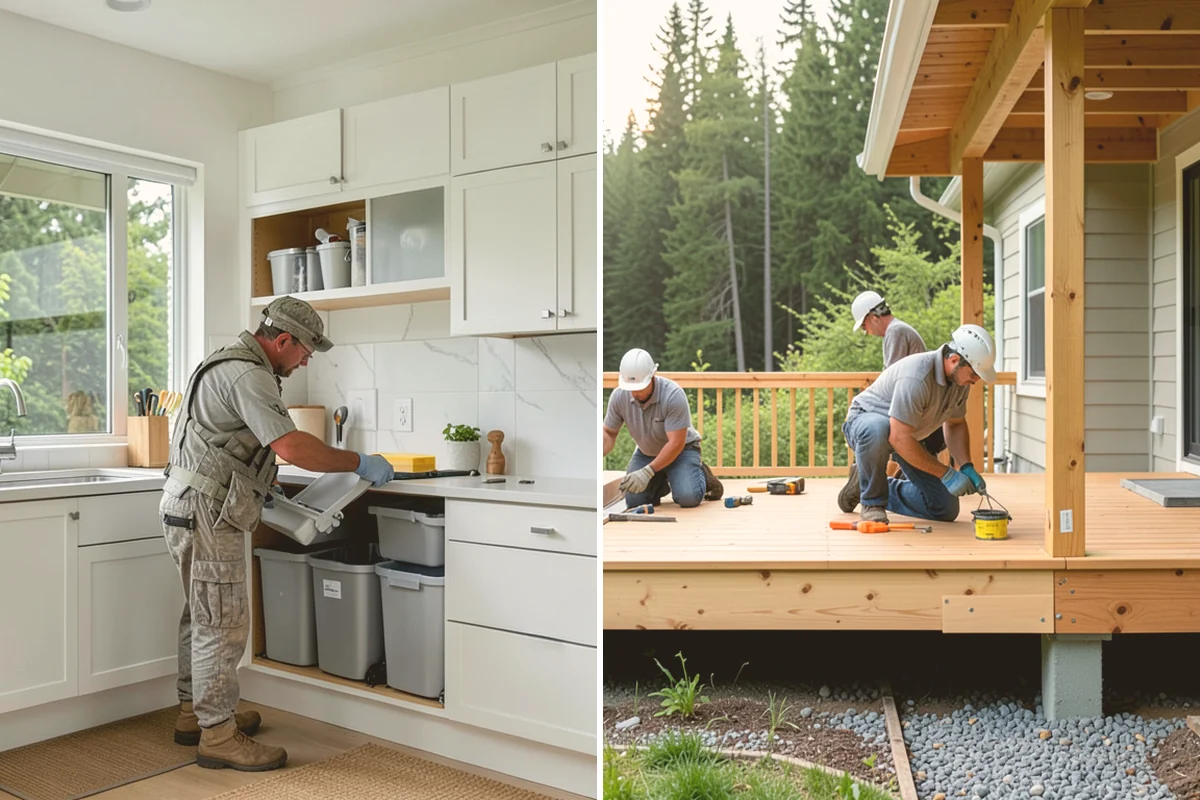 Toilet Installation in Milton, King County, WA - Remove the old toilet and inspect the flange