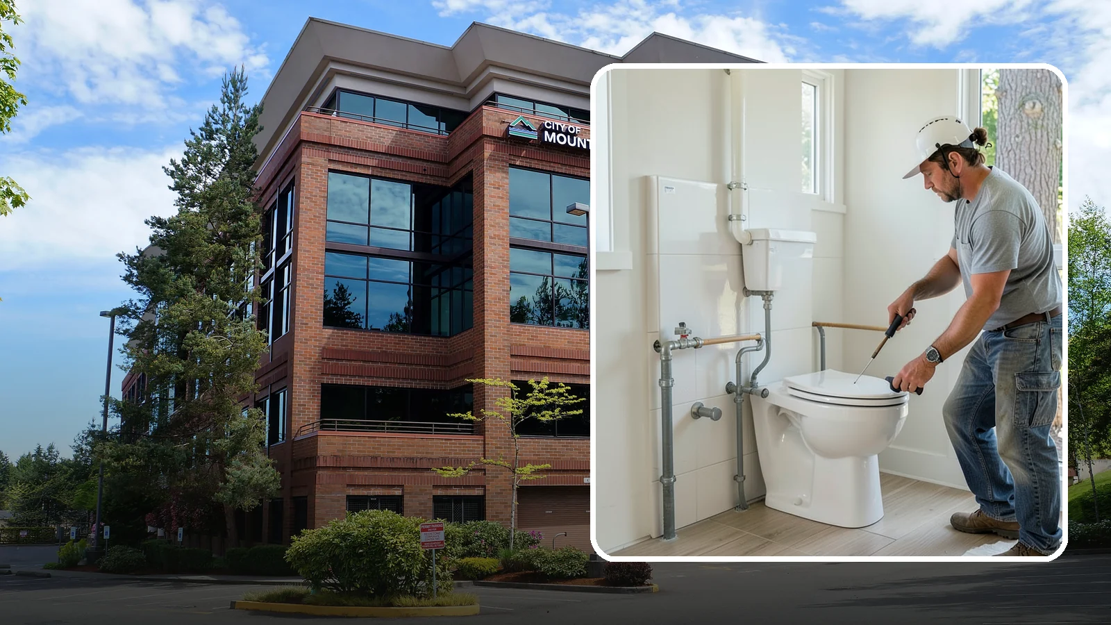 Toilet Installation in Mountlake Terrace, Snohomish County, WA - A toilet installation sets a new, efficient fixture with a secure, leak-free seal.