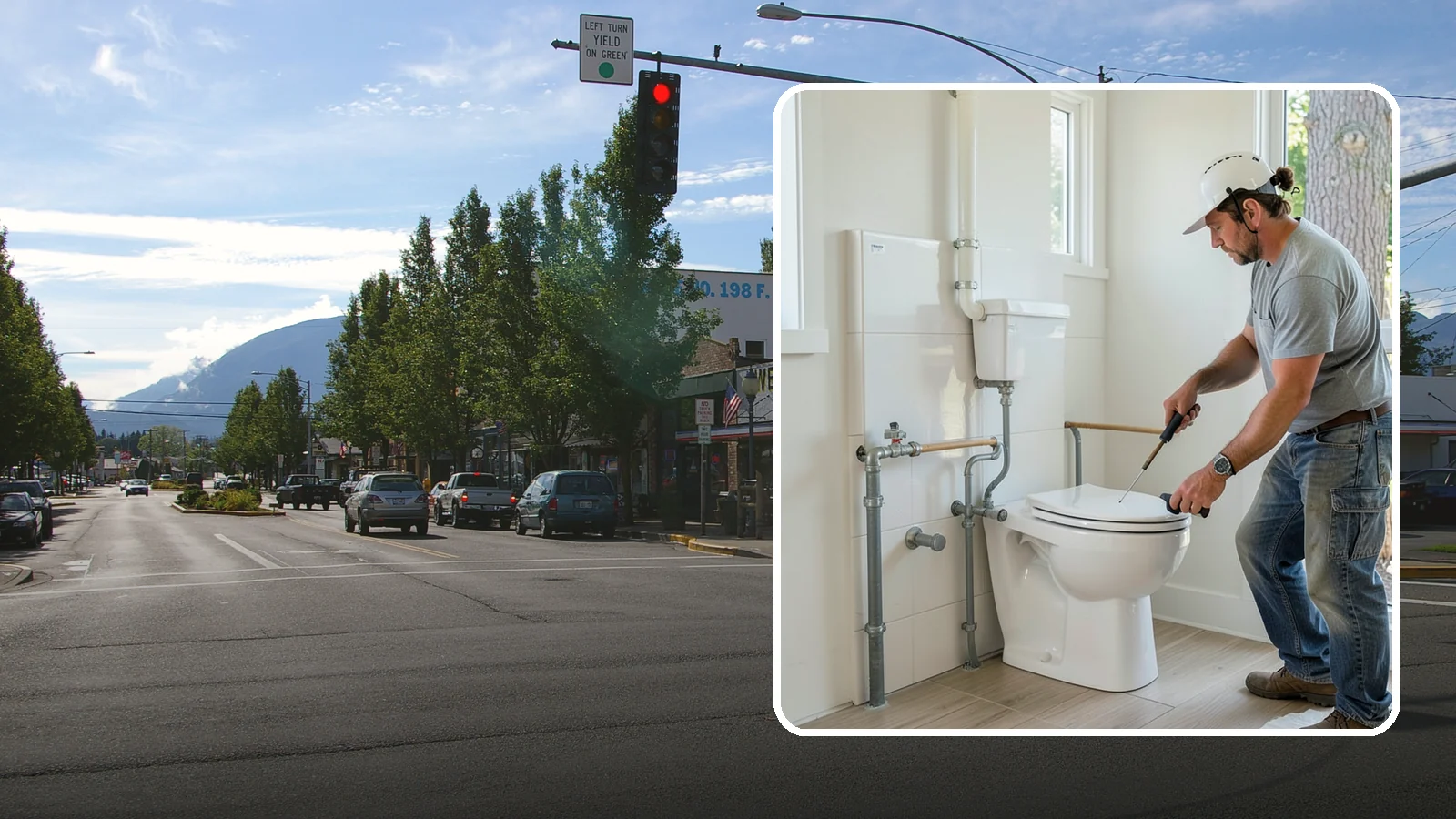 Toilet Installation in North Bend, King County, WA - A toilet installation sets a new, efficient fixture with a secure, leak-free seal.
