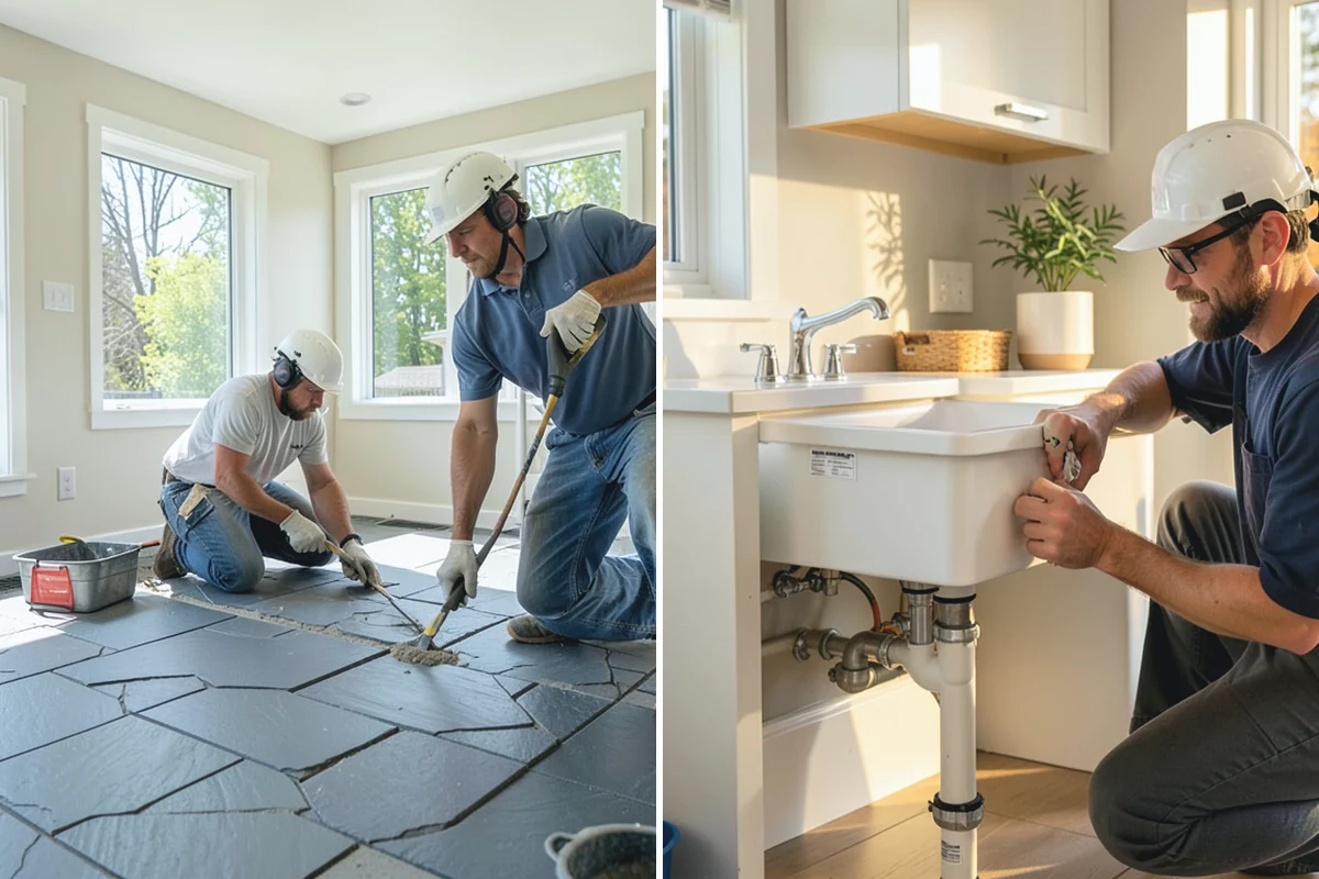 Toilet Installation in Renton, King County, WA - Remove the old toilet and inspect the flange