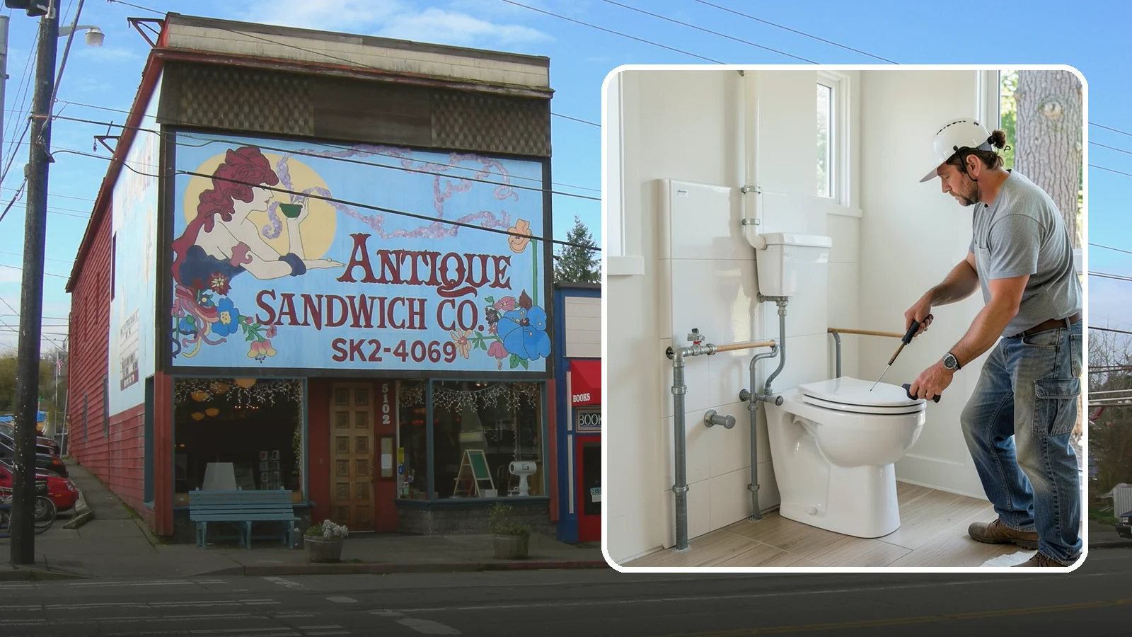 Toilet Installation in Ruston, Pierce County, WA - A toilet installation sets a new, efficient fixture with a secure, leak-free seal.