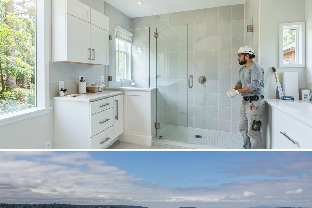 Toilet Installation in University Place, Pierce County, WA - Toilet replacement is a straightforward indoor job suitable for any season.