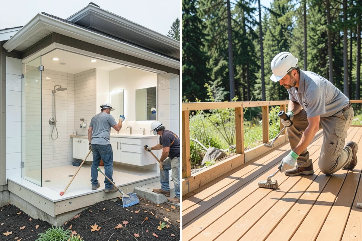 Toilet Installation in Wilkeson, Pierce County, WA - Remove the old toilet and inspect the flange