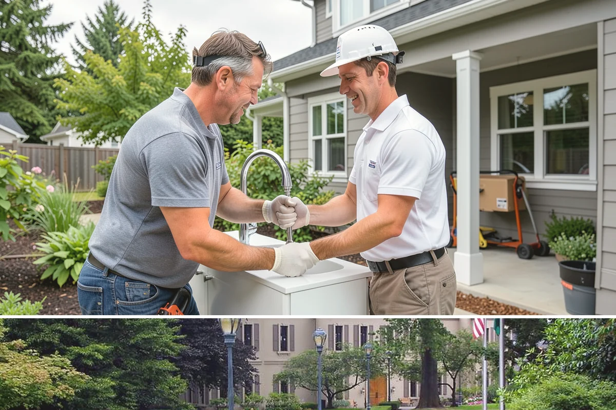 Toilet Installation in Woodinville, King County, WA - Toilet replacement is a straightforward indoor job suitable for any season.