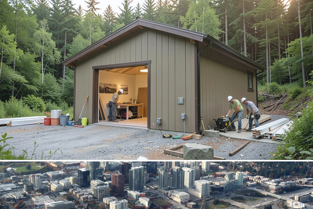 Tongue-and-Groove Ceiling in Bellevue, King County, WA - Interior ceiling work runs on schedule year-round, making the rainy PNW months an ideal time for this cozy upgrade.