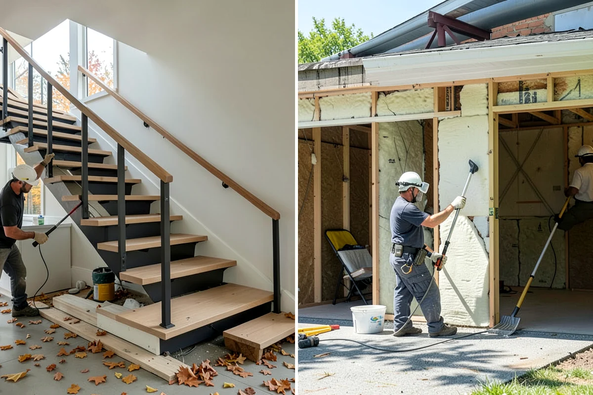 Tongue-and-Groove Ceiling in Concrete, Skagit County, WA - Select wood species, board width, and finish