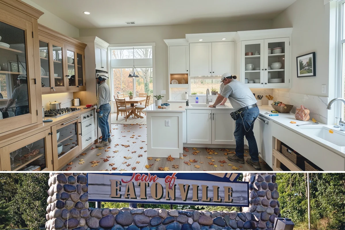 Tongue-and-Groove Ceiling in Eatonville, Pierce County, WA - Interior ceiling work runs on schedule year-round, making the rainy PNW months an ideal time for this cozy upgrade.