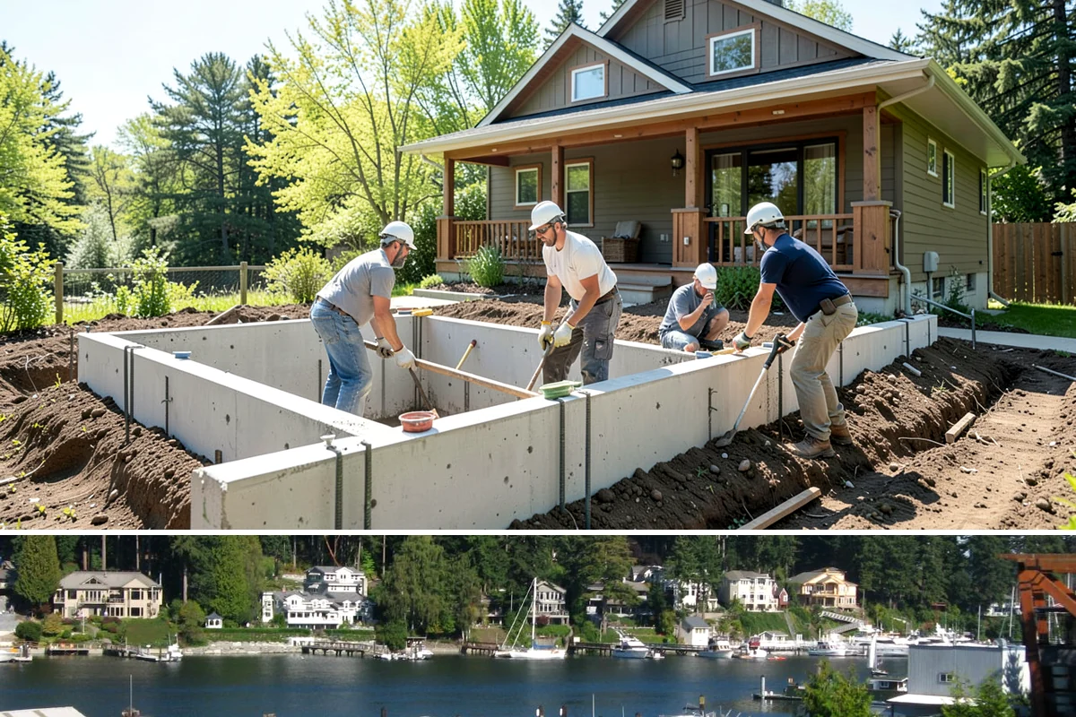 Tongue-and-Groove Ceiling in Gig Harbor, Pierce County, WA - Interior ceiling work runs on schedule year-round, making the rainy PNW months an ideal time for this cozy upgrade.