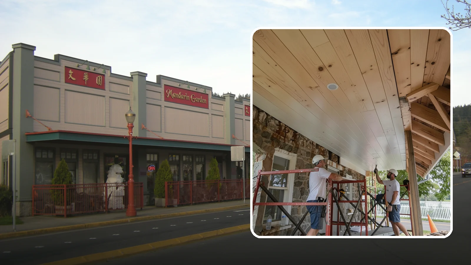 Tongue-and-Groove Ceiling in Issaquah, King County, WA - Warm tongue-and-groove ceiling installation that transforms plain overhead space into a striking wood feature.