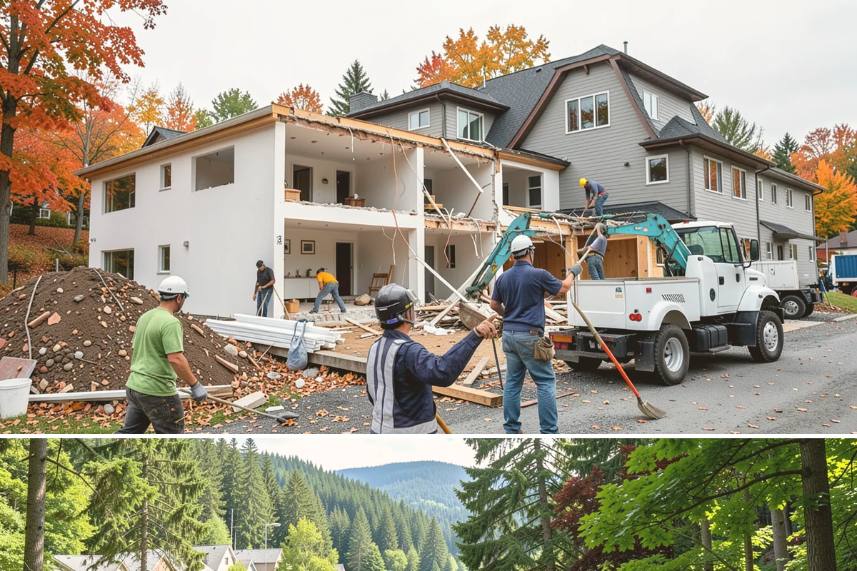 Tongue-and-Groove Ceiling in Lake Forest Park, King County, WA - Interior ceiling work runs on schedule year-round, making the rainy PNW months an ideal time for this cozy upgrade.