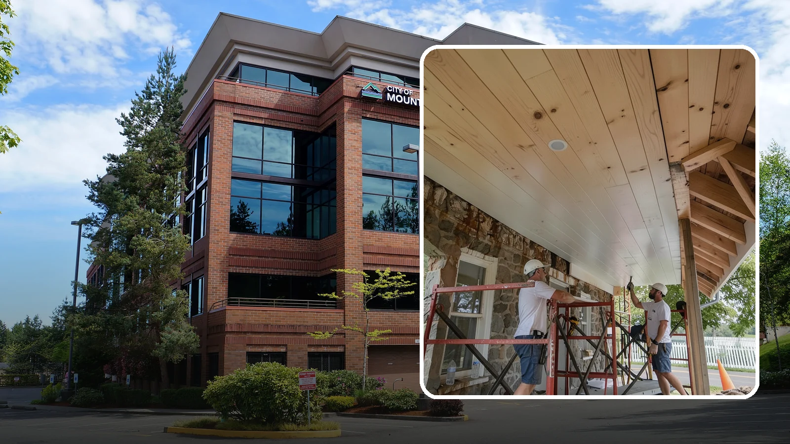 Tongue-and-Groove Ceiling in Mountlake Terrace, Snohomish County, WA - Warm tongue-and-groove ceiling installation that transforms plain overhead space into a striking wood feature.