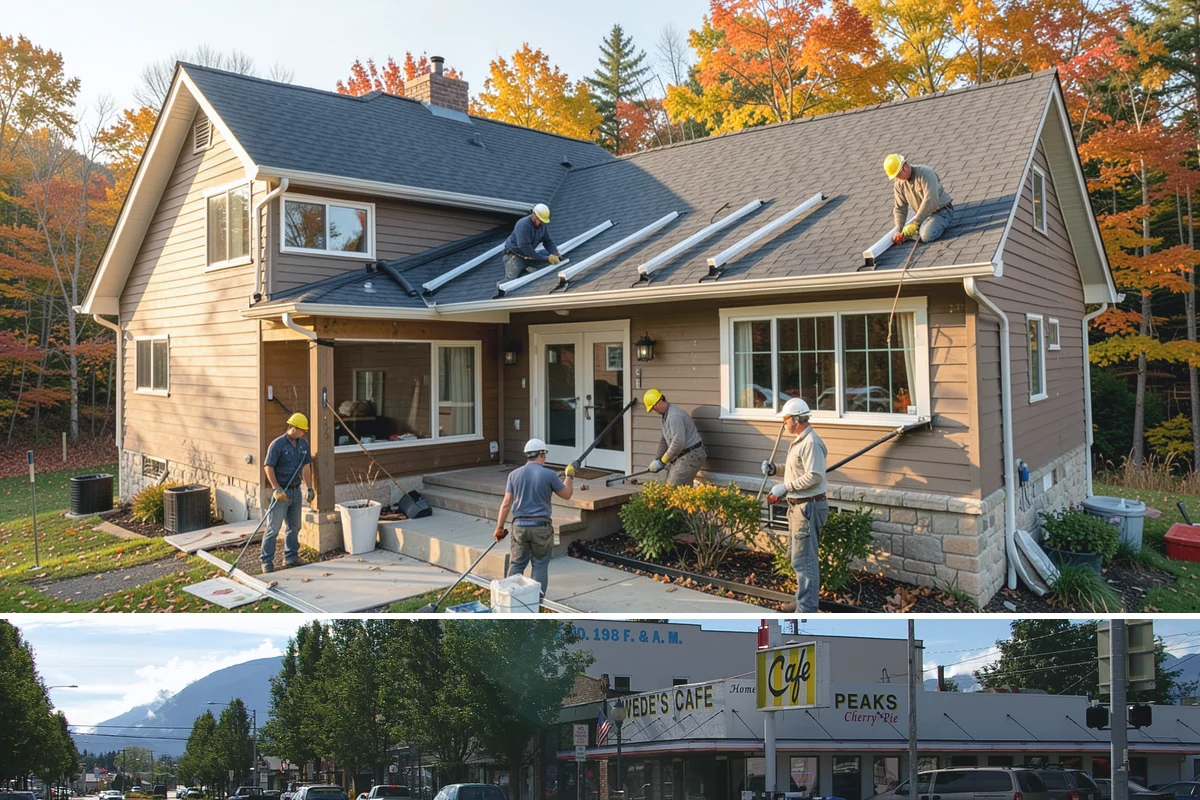 Tongue-and-Groove Ceiling in North Bend, King County, WA - Interior ceiling work runs on schedule year-round, making the rainy PNW months an ideal time for this cozy upgrade.