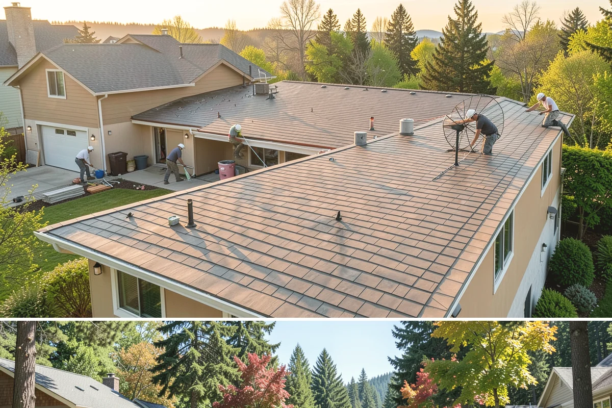 Tongue-and-Groove Ceiling in Orting, Pierce County, WA - Interior ceiling work runs on schedule year-round, making the rainy PNW months an ideal time for this cozy upgrade.