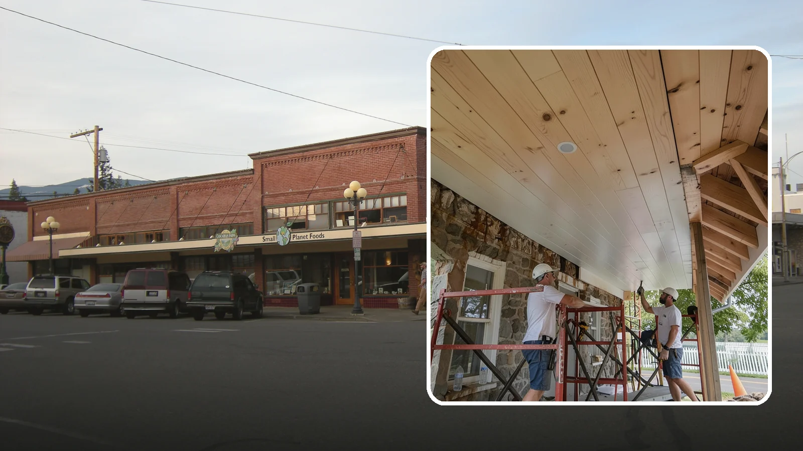 Tongue-and-Groove Ceiling in Sedro-Woolley, Skagit County, WA - Warm tongue-and-groove ceiling installation that transforms plain overhead space into a striking wood feature.