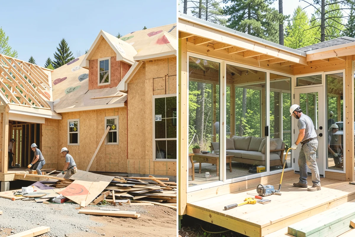 Tongue-and-Groove Ceiling in University Place, Pierce County, WA - Select wood species, board width, and finish