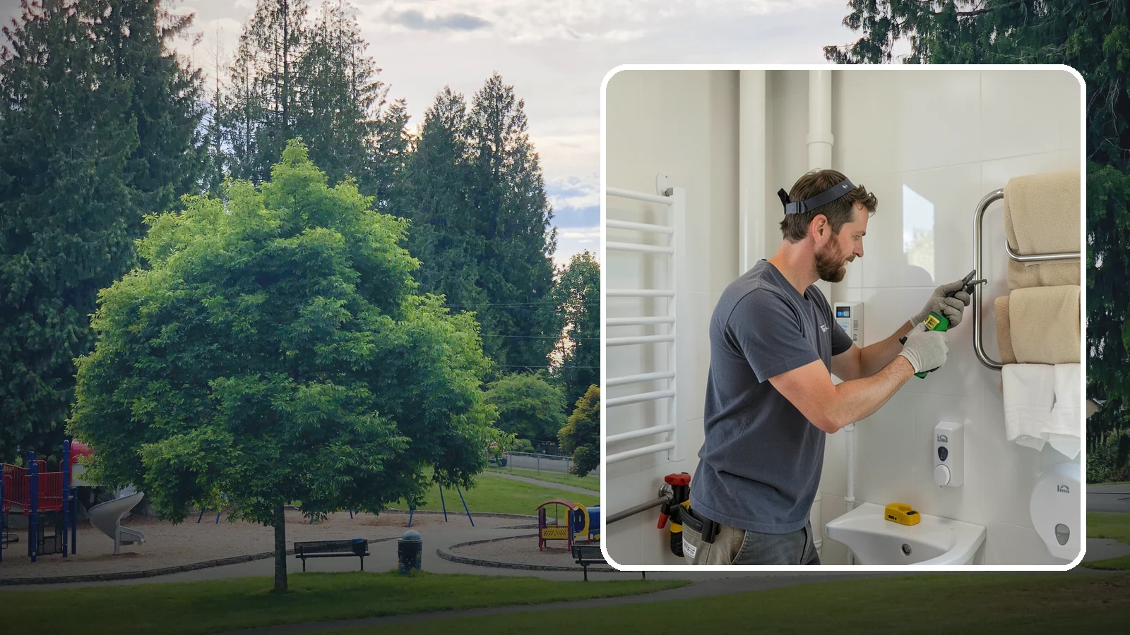Towel Warmer Installation in Bonney Lake, Pierce County, WA - A towel warmer installation adds a heated rack that keeps towels cozy and dry.
