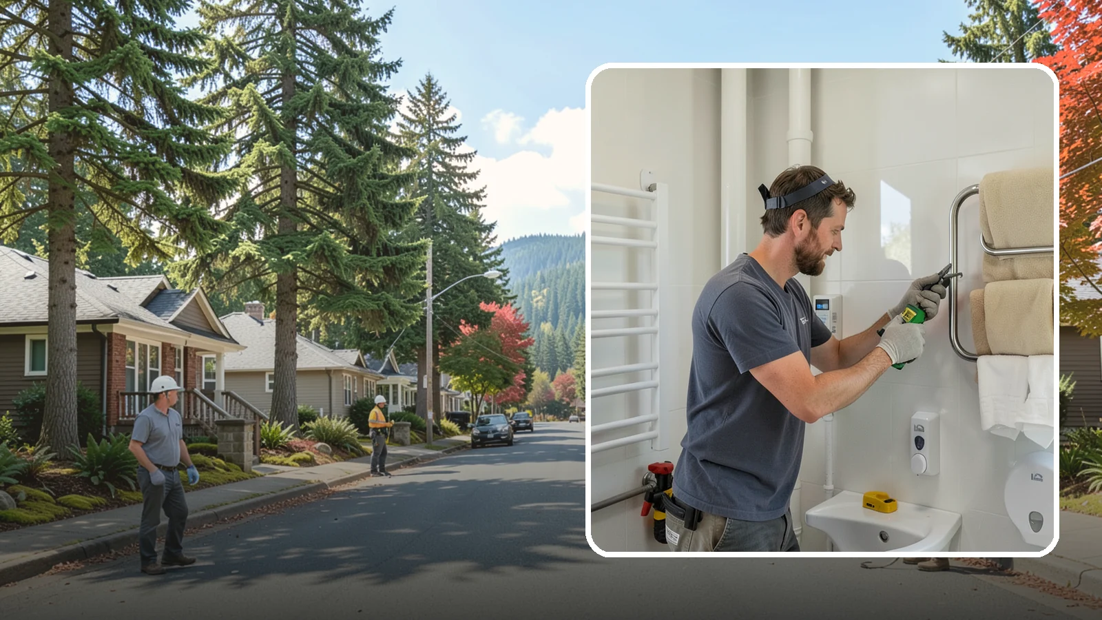 Towel Warmer Installation in Hunts Point, King County, WA - A towel warmer installation adds a heated rack that keeps towels cozy and dry.