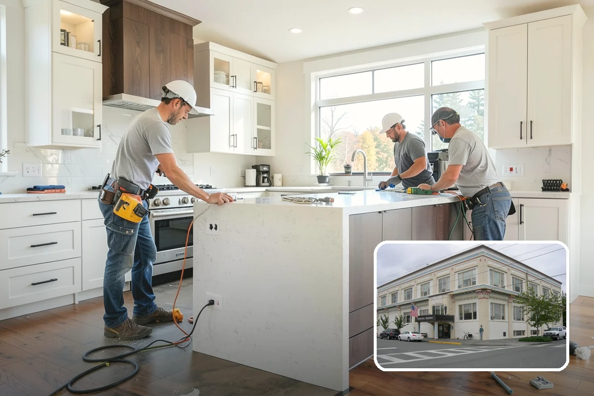 Townhome Construction in Anacortes, Skagit County, WA - Efficient land use for infill development
